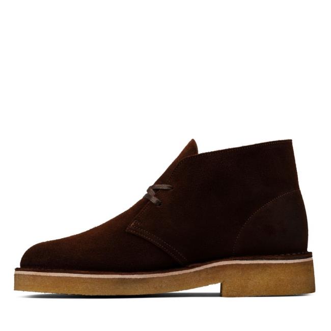 Clarks Desert Boot 221 Originals Škornji Moški Temno Rjave | CLK471XDE