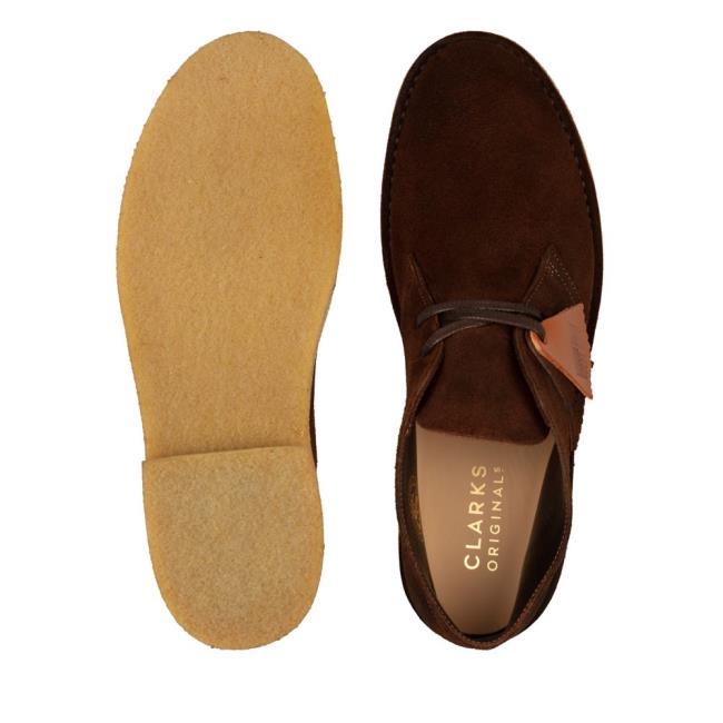 Clarks Desert Boot 221 Originals Škornji Moški Temno Rjave | CLK471XDE