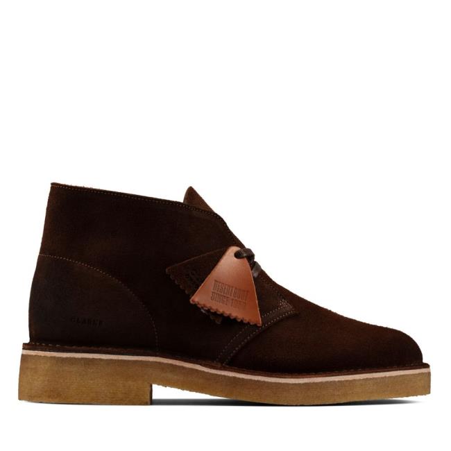 Clarks Desert Boot 221 Originals Škornji Moški Temno Rjave | CLK471XDE