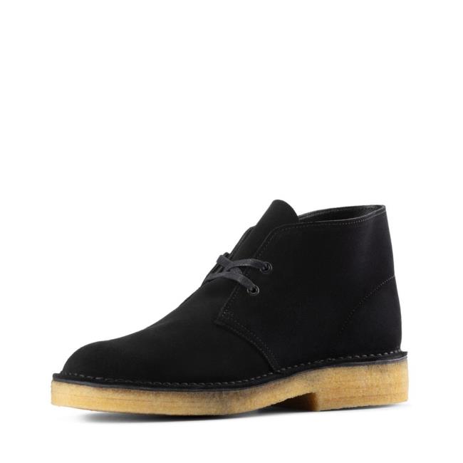 Clarks Desert Boot 221 Originals Škornji Moški Črne | CLK769VYI