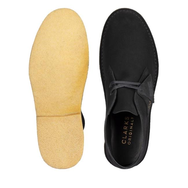 Clarks Desert Boot 221 Originals Škornji Moški Črne | CLK769VYI