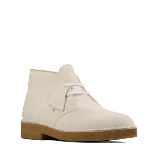 Clarks Desert Boot 221 Originals Škornji Moški Bele | CLK801PAK