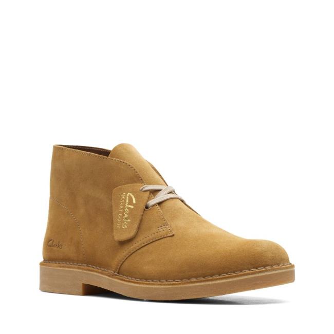 Clarks Desert Boot 2 Desert Gležnarji Moški Zelene | CLK762XFT