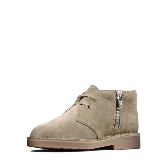 Clarks Desert Boot 2 Kid Originals Škornji Dekleta Rjave | CLK483AQJ