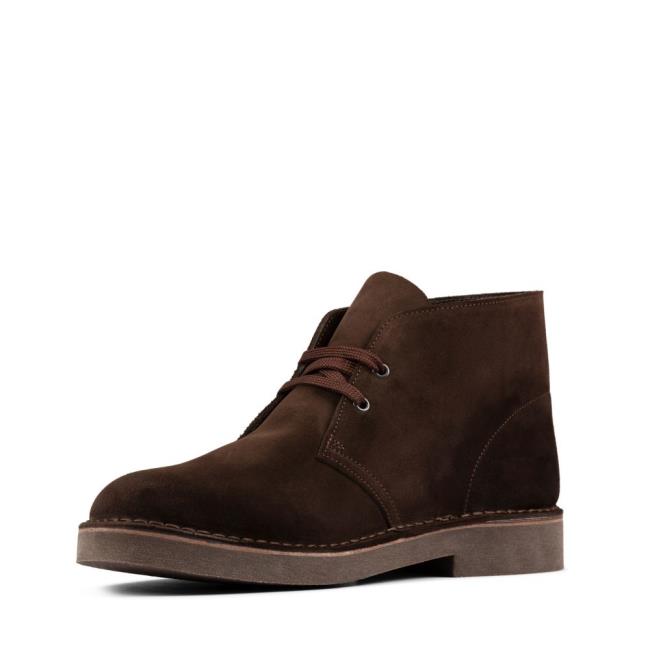 Clarks Desert Boot 2 Originals Škornji Moški Temno Rjave | CLK497LJP