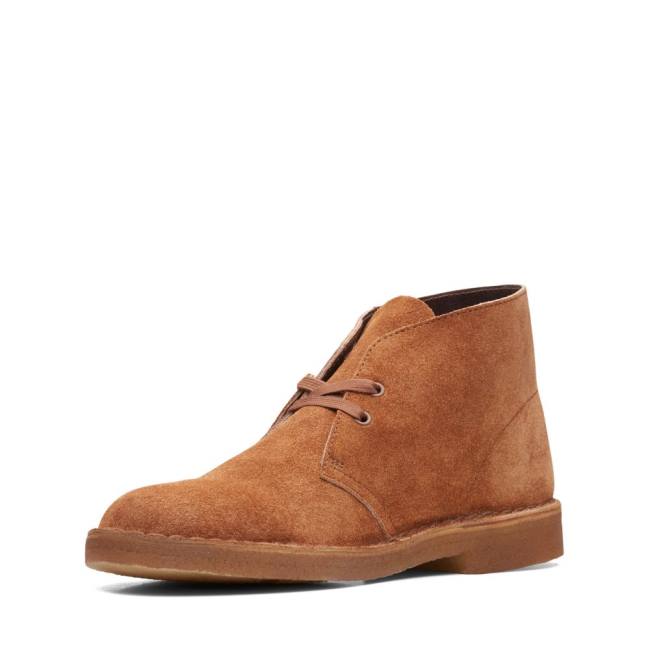 Clarks Desert Boot Classic Desert Gležnarji Moški Ginger Hairy Sde | CLK178FWD