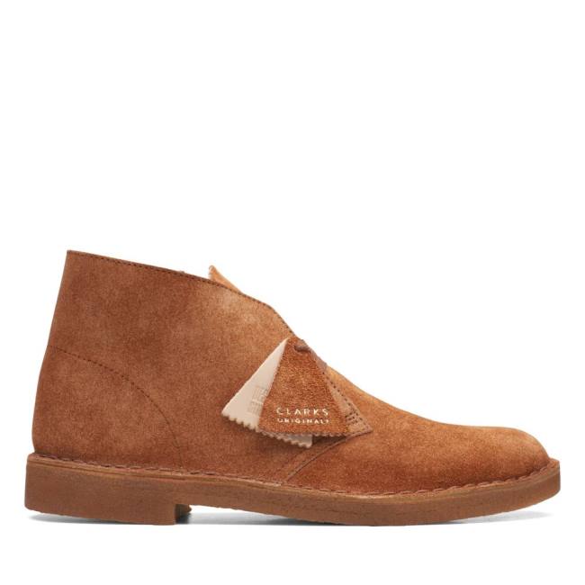 Clarks Desert Boot Classic Desert Gležnarji Moški Ginger Hairy Sde | CLK178FWD