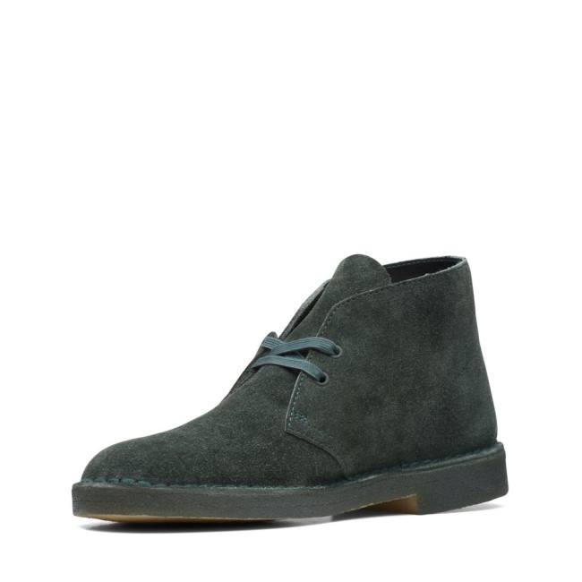 Clarks Desert Boot Classic Desert Gležnarji Moški Zelene | CLK419IYQ