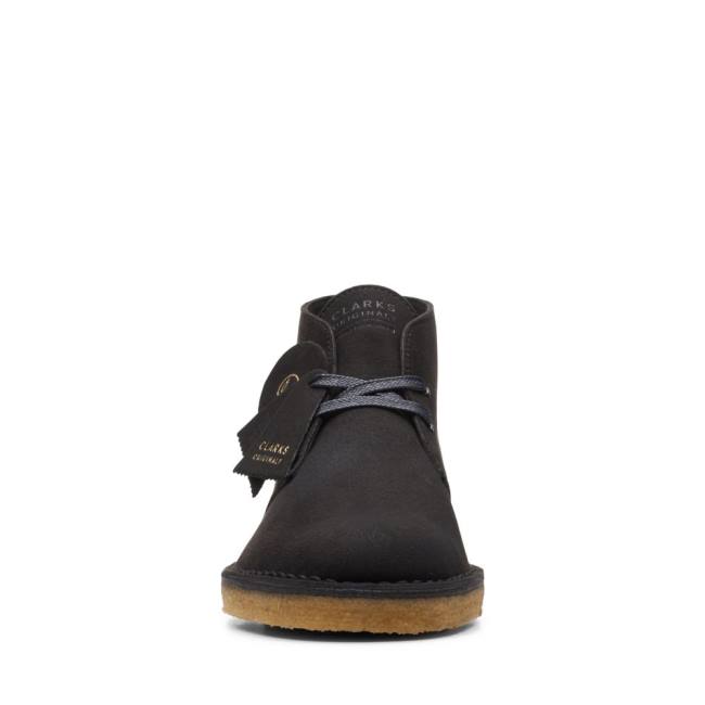 Clarks Desert Boot Classic Desert Gležnarji Moški Črne | CLK564ALF