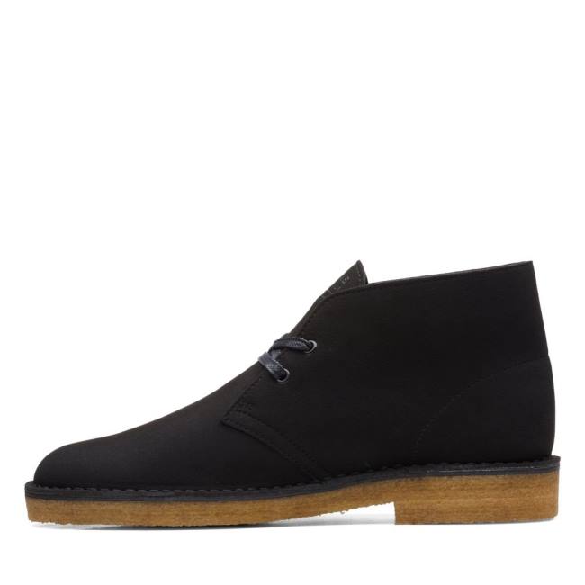 Clarks Desert Boot Classic Desert Gležnarji Moški Črne | CLK564ALF