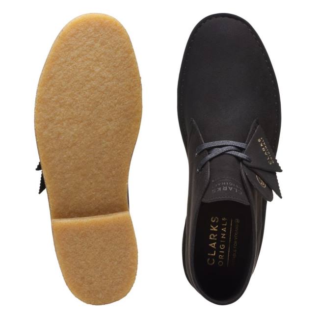 Clarks Desert Boot Classic Desert Gležnarji Moški Črne | CLK564ALF