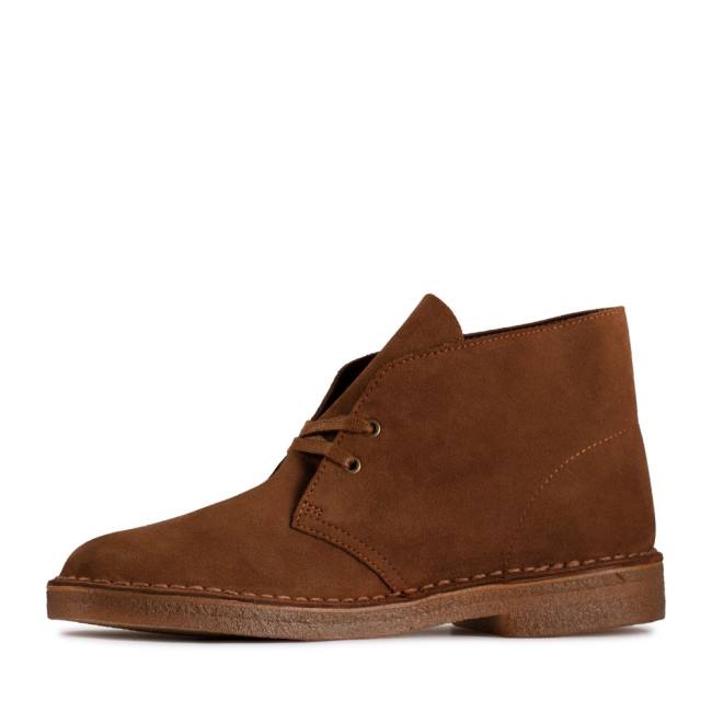 Clarks Desert Boot Classic Desert Gležnarji Moški Cola Suede | CLK571KCU