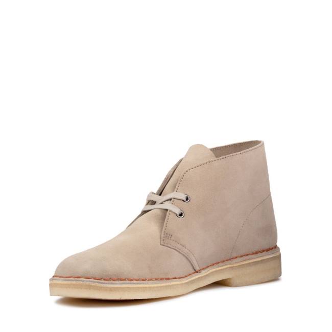 Clarks Desert Boot Classic Desert Gležnarji Moški Sand Suede | CLK934WJD