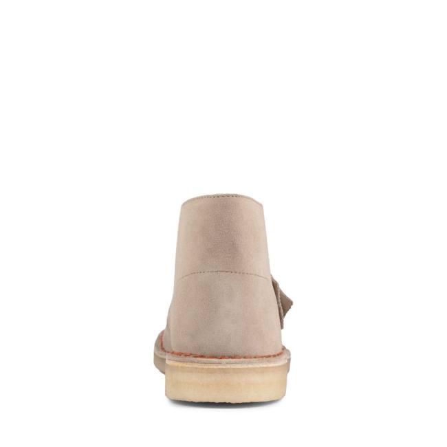 Clarks Desert Boot Classic Desert Gležnarji Moški Sand Suede | CLK934WJD