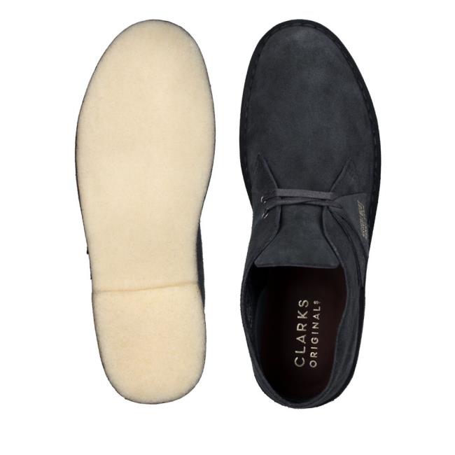 Clarks Desert Boot Desert Gležnarji Moški Temno Modre | CLK631FEB