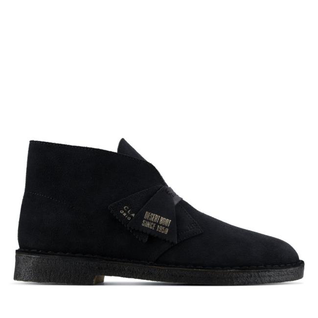 Clarks Desert Boot Desert Gležnarji Moški Temno Modre | CLK631FEB