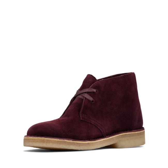 Clarks Desert Boot Gležnarji Ženske Bordo | CLK234VUT