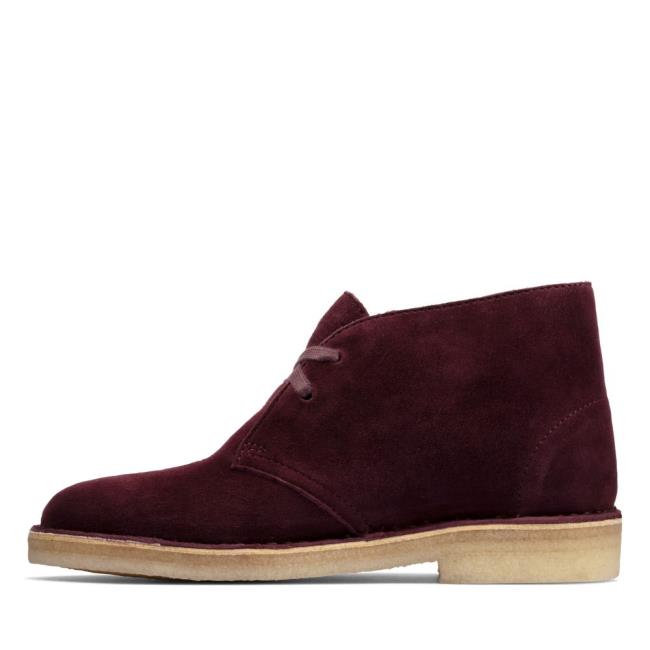 Clarks Desert Boot Gležnarji Ženske Bordo | CLK234VUT