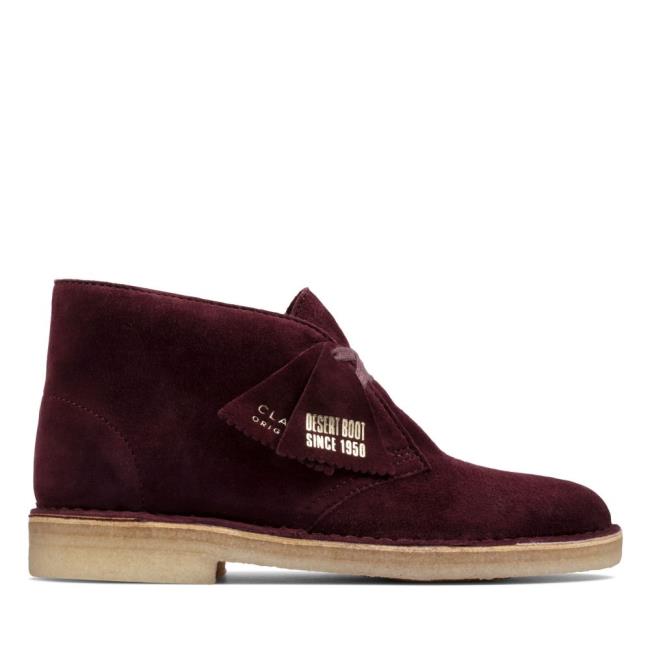 Clarks Desert Boot Gležnarji Ženske Bordo | CLK234VUT