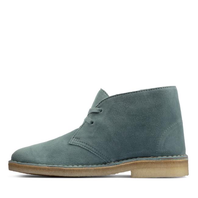 Clarks Desert Boot Gležnarji Ženske Modre | CLK169OFE