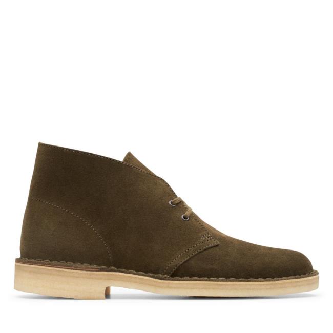 Clarks Desert Boot Originals Škornji Moški Temno Olivno Zelene | CLK286XQD