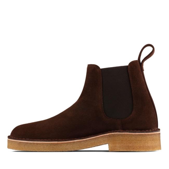 Clarks Desert Chelsea 2 Originals Škornji Moški Čokolade | CLK706AWQ