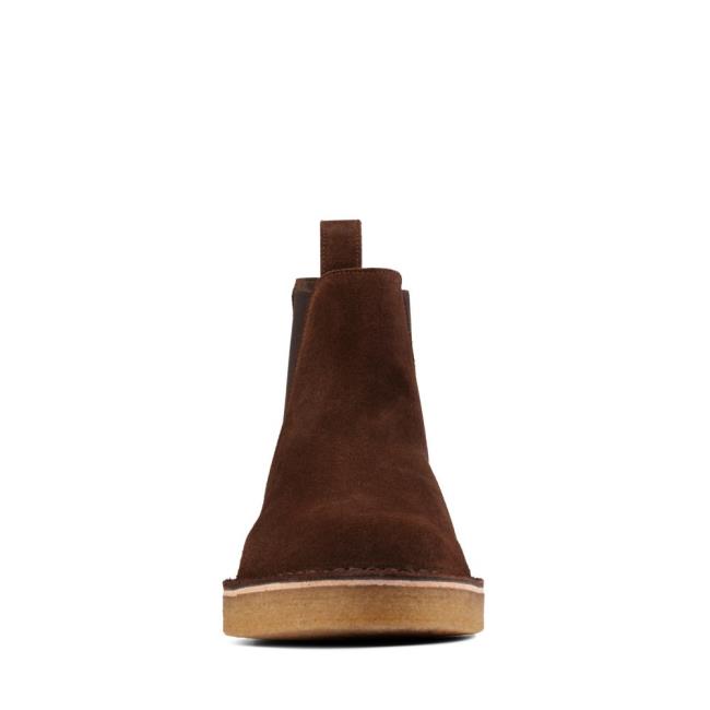 Clarks Desert Chelsea 2 Čevlji Chelsea Moški Čokolade | CLK613DRK