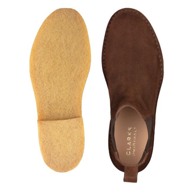 Clarks Desert Chelsea 2 Čevlji Chelsea Moški Čokolade | CLK613DRK