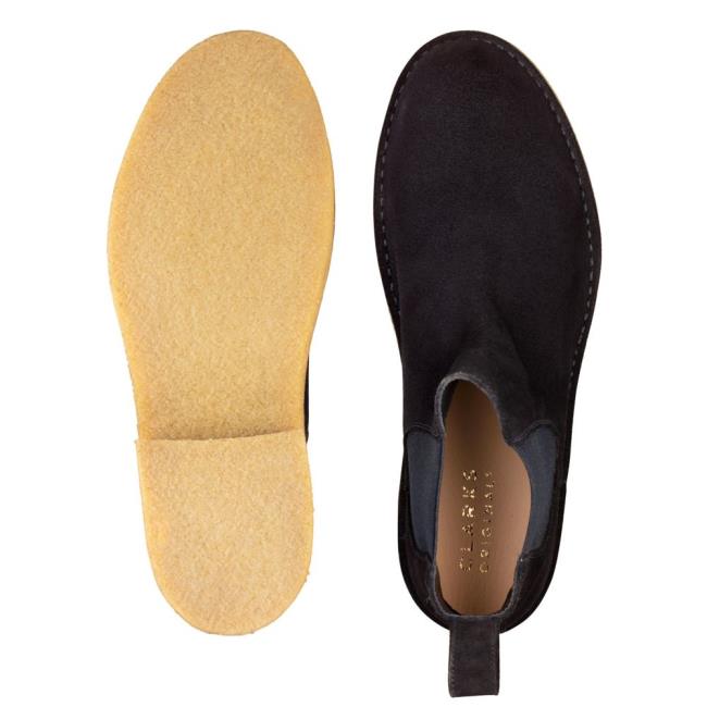 Clarks Desert Chelsea 2 Čevlji Chelsea Moški Temno Modre | CLK627XDY