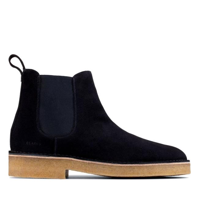 Clarks Desert Chelsea 2 Čevlji Chelsea Moški Temno Modre | CLK627XDY