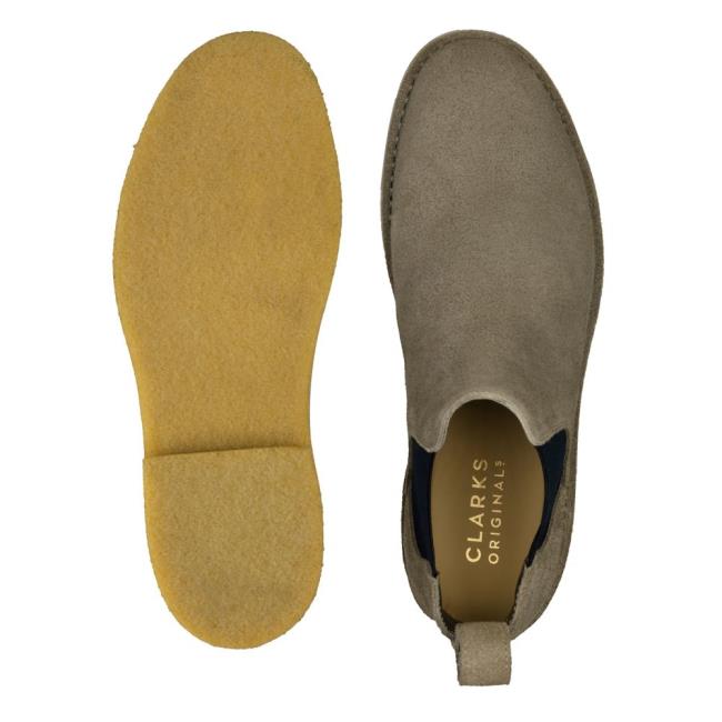 Clarks Desert Chelsea 2 Čevlji Chelsea Moški Sive | CLK851BFA