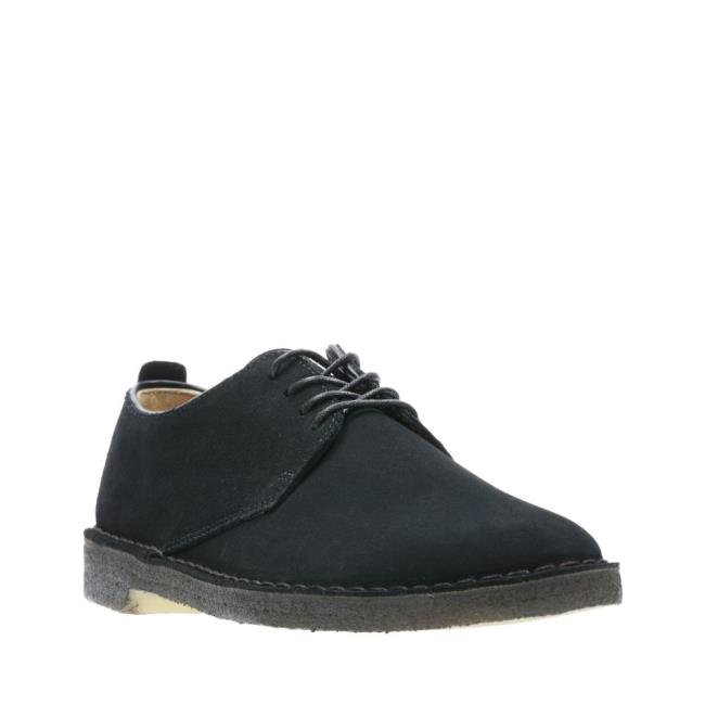 Clarks Desert London Črne Čevlji Moški Črne | CLK612HSU