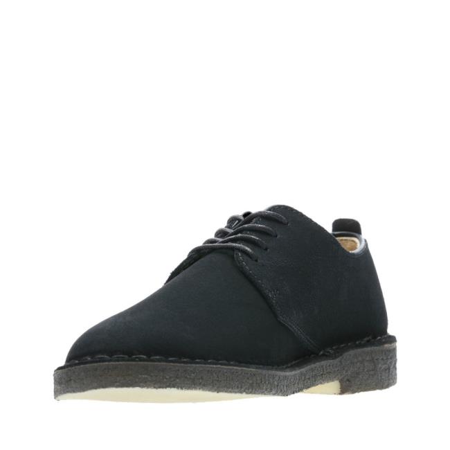 Clarks Desert London Črne Čevlji Moški Črne | CLK612HSU