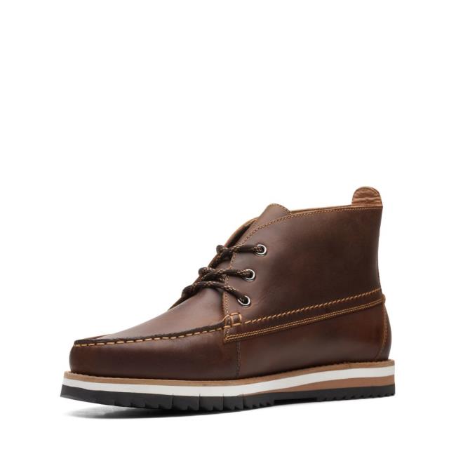 Clarks Durston Mid Originals Škornji Moški Rjave | CLK291IAY