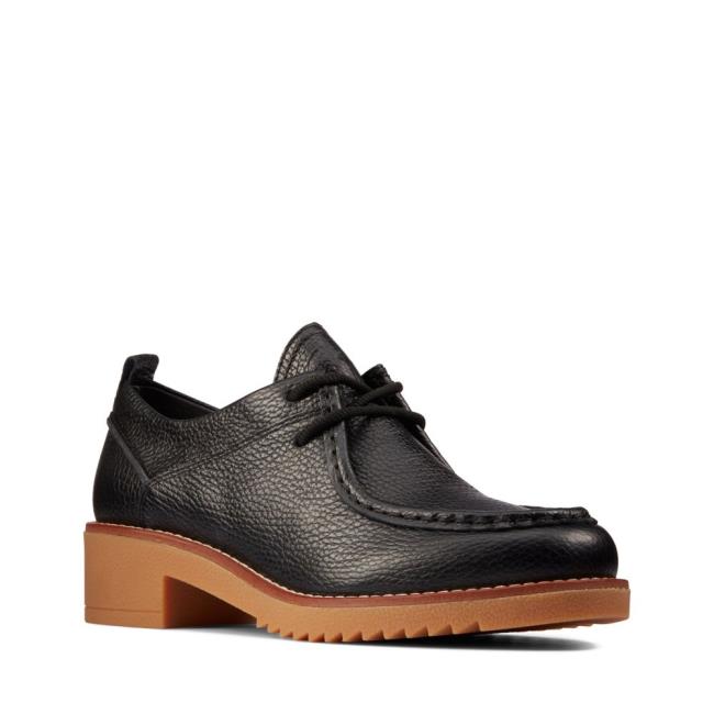 Clarks Eden Mid Lace Črne Čevlji Ženske Črne | CLK540JSQ