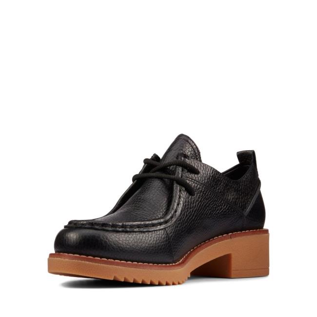 Clarks Eden Mid Lace Črne Čevlji Ženske Črne | CLK540JSQ