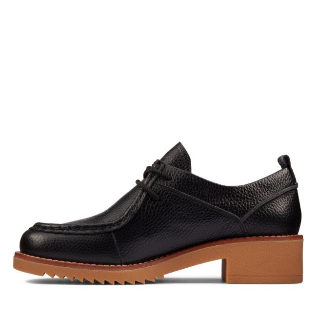 Clarks Eden Mid Lace Črne Čevlji Ženske Črne | CLK540JSQ