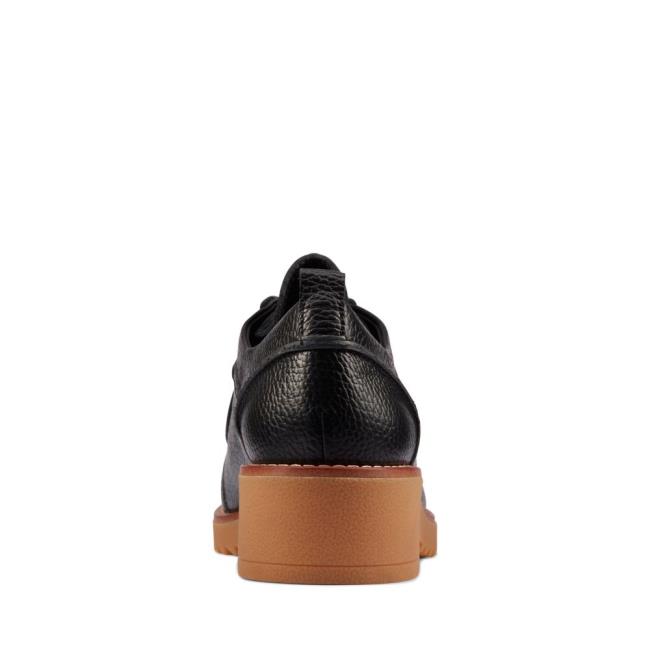 Clarks Eden Mid Lace Črne Čevlji Ženske Črne | CLK540JSQ