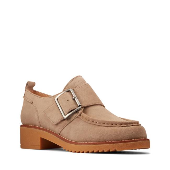 Clarks Eden Mid Monk Ravni Čevlji Ženske Rjave | CLK406WVQ