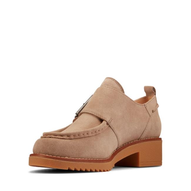 Clarks Eden Mid Monk Ravni Čevlji Ženske Rjave | CLK406WVQ