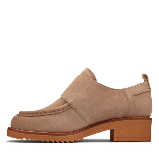 Clarks Eden Mid Monk Ravni Čevlji Ženske Rjave | CLK406WVQ