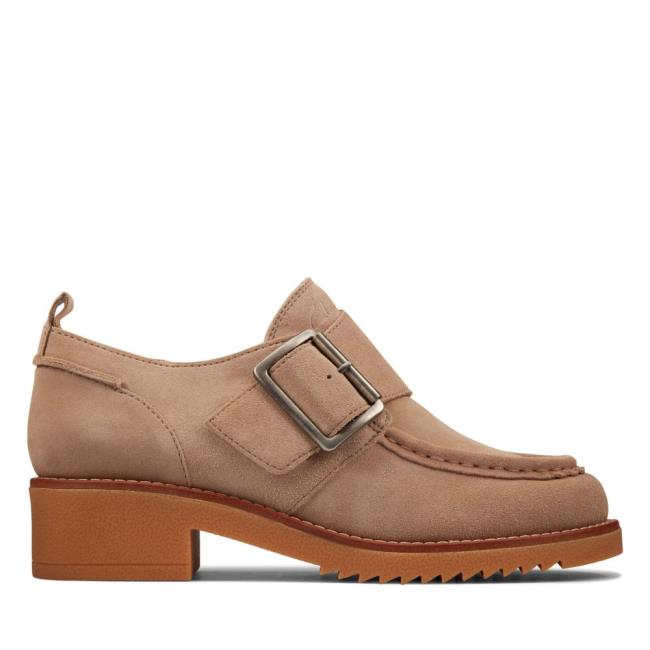 Clarks Eden Mid Monk Ravni Čevlji Ženske Rjave | CLK406WVQ