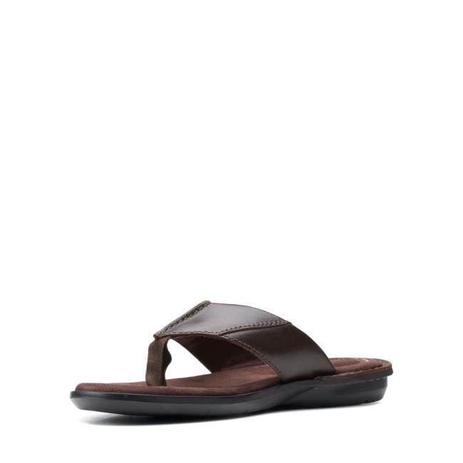 Clarks Ellison Easy Sandale Moški Temno Rjave | CLK471BDA