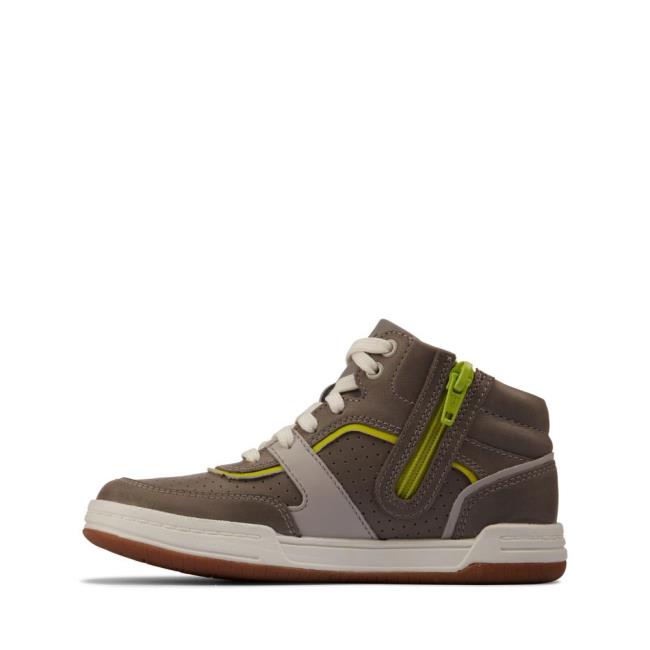 Clarks Fawn Peak Kid Originals Škornji Dekleta Sive | CLK945ATJ