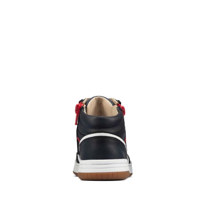 Clarks Fawn Peak Kid Originals Škornji Fantje Temno Modre | CLK329MWX