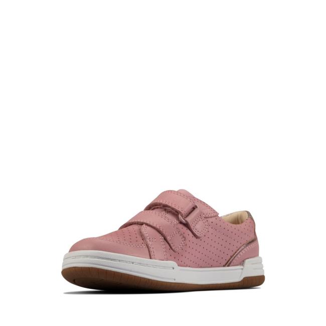 Clarks Fawn Solo Kid Modne Superge Fantje Svetlo Roza | CLK758PIY