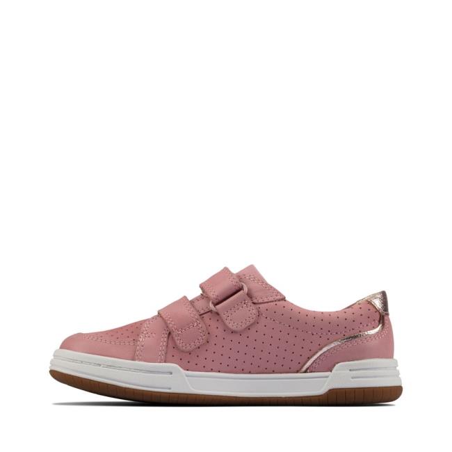 Clarks Fawn Solo Kid Modne Superge Fantje Svetlo Roza | CLK758PIY