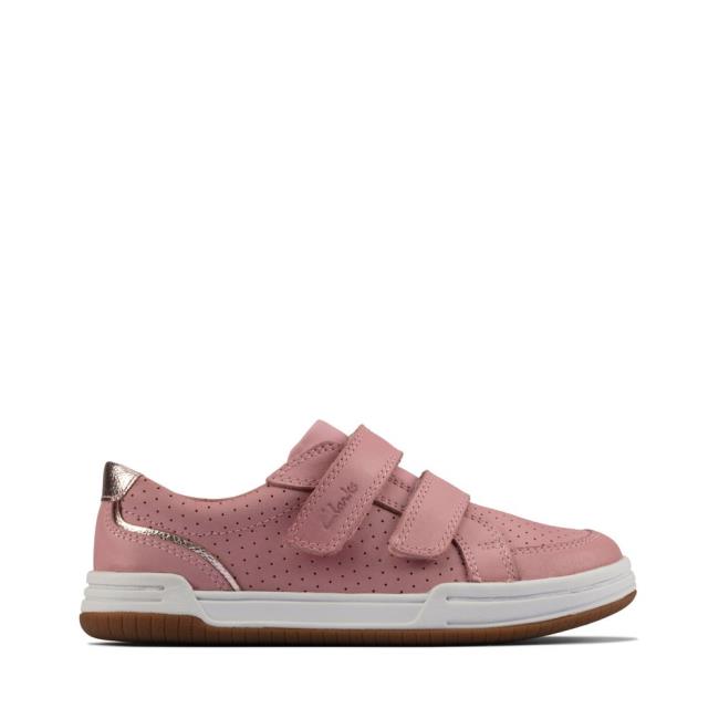 Clarks Fawn Solo Kid Modne Superge Fantje Svetlo Roza | CLK758PIY