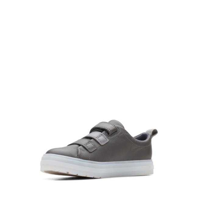 Clarks Flare Bug Kid Modne Superge Dekleta Temno Sive | CLK521ZMP