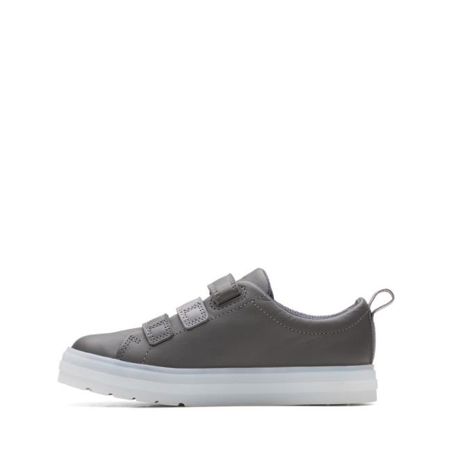 Clarks Flare Bug Kid Modne Superge Dekleta Temno Sive | CLK521ZMP